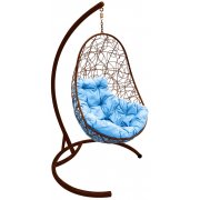 коричневый / голубой