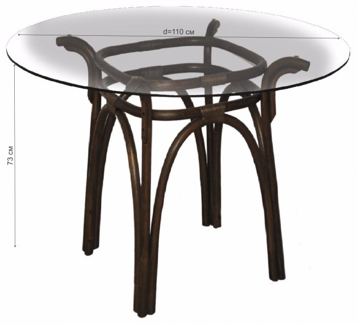 Стол обеденный Bali-А браун