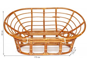 Кресло из ротанга Mamasan 23/02 W