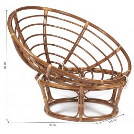 Кресло из ротанга Papasan 23/01 W