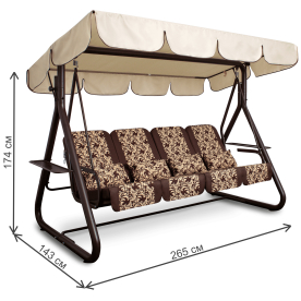 Качели садовые Дефа Люси Стандарт