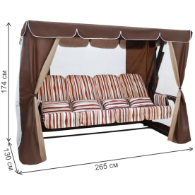 Качели садовые Элит Люкс+