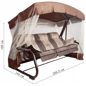 Качели садовые Палермо Премиум с591