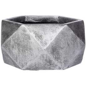 Кашпо Геометри Чаша DBOWL30-SLV