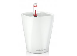 Кашпо Lechuza 14950 MINI-DELTINI Белый блестящий