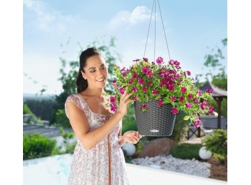 Кашпо Lechuza 15195 NIDO Cottage