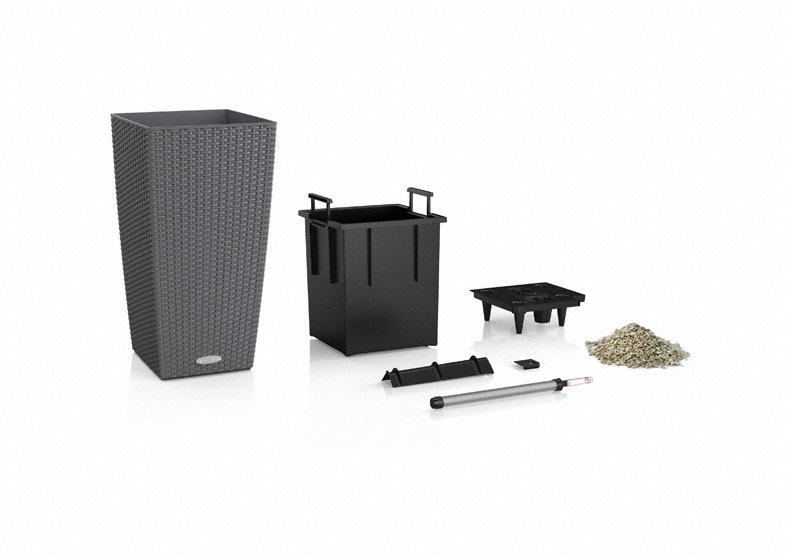 Кашпо Lechuza 15226 CUBICO Cottage 30 Белый