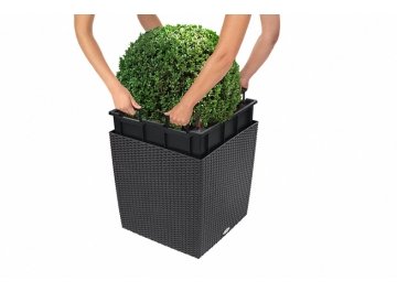 Кашпо Lechuza 15392 CUBE Cottage 50