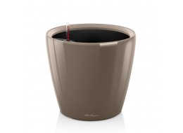 Кашпо Lechuza 16025 CLASSICO LS 21 серо-коричневый блестящий