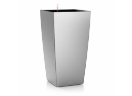 Кашпо Lechuza 18185 CUBICO 30 Серебристый металлик