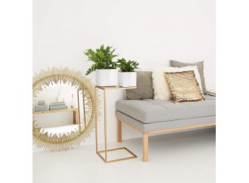 Кашпо Кьюб Глосси 14