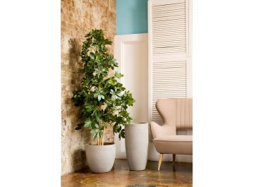 Кашпо Лотус Высокое Круглое D38 H72 MESHV38-T