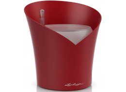 Кашпо Орхидея ярко-красное