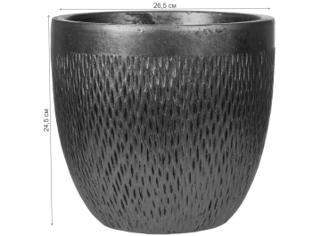 Кашпо Лотус Круглое MESHR26-GLD