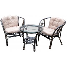 Кофейный комплект из ротанга Багамы мини