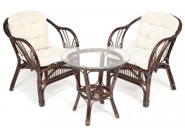 Кофейный комплект из ротанга New Bogota 2