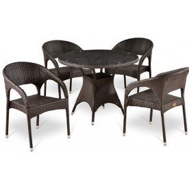 Обеденный комплект 4+1 T220CT Y90C-W51 4Pcs