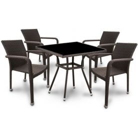 Обеденный комплект 4+1 T283BNS-W51 A2001B-W53 4Pcs