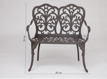 Металлическая скамья Symphonie/Симфония