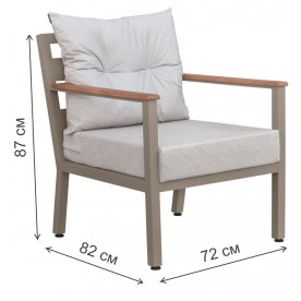 Комплект для отдыха из металла Санторини