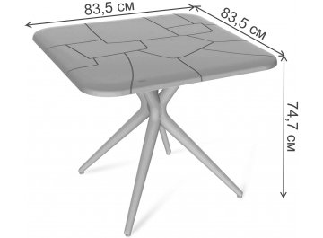 Обеденный комплект из пластика SHT-DS206
