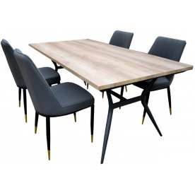 Обеденный комплет из металла Чарли