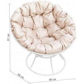 Металлическое кресло Папасан