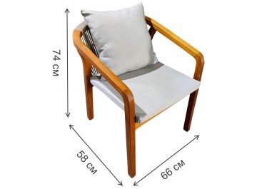 Деревянный стул TAG/PABLITO-ARM/IR