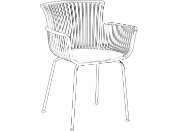 Металлический стул Surpika