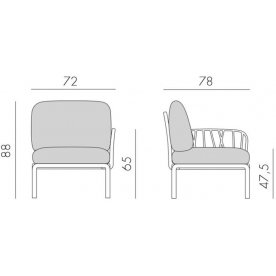 Пластиковое кресло 003/4037210066