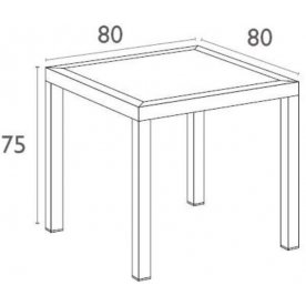 Пластиковый стол Orlando