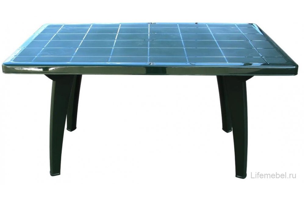 Пластиковый стол Солнце зеленый