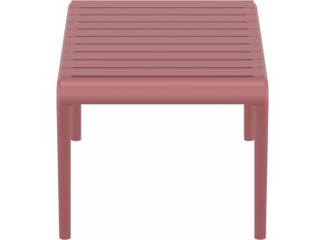 Столик пластиковый журнальный Paris Lounge Table марсала
