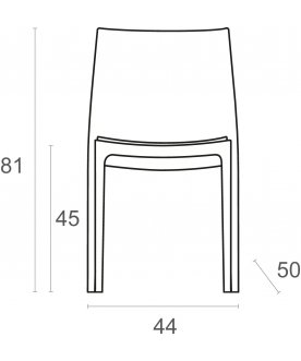 Пластиковый стул 234/025-6038
