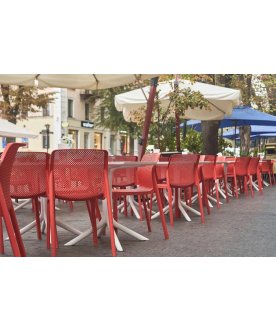 Стул пластиковый Bit коралловый