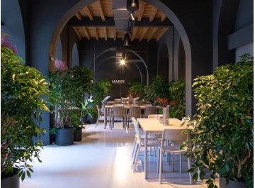 Стул пластиковый Cassia Bistrot бежевый