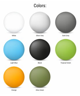 Стул пластиковый Maya серебристый / серебристый