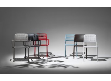 Стул пластиковый Riva Bistrot антрацит