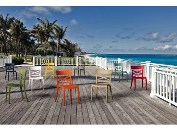 Стул пластиковый XSera-S красный