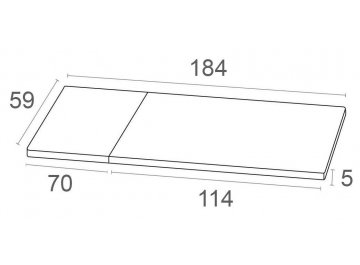 Шезлонг 234/GS1009/1/WHITE