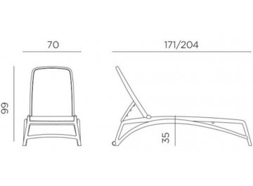 Шезлонг 003/4045000107