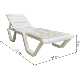 Шезлонг Аква