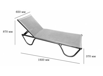 Шезлонг-лежак Ankara