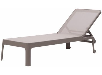 Шезлонг-лежак пластиковый Plano тортора