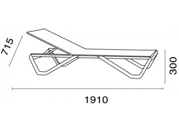 Шезлонг PP/wave22-05700