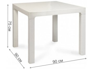 Пластиковый стол Arizona 90х90