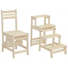 Деревянный стул-стремянка Массив