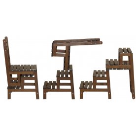 Деревянный стул-стремянка Массив