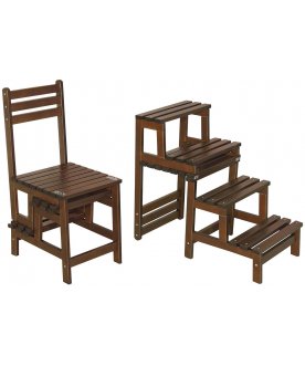 Деревянный стул-стремянка Массив