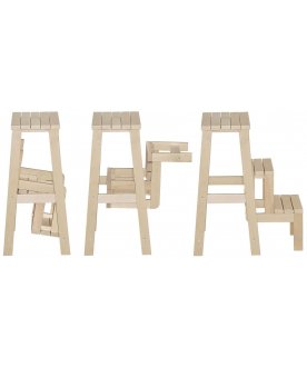 Деревянный табурет-стремянка Табурет-стремянка